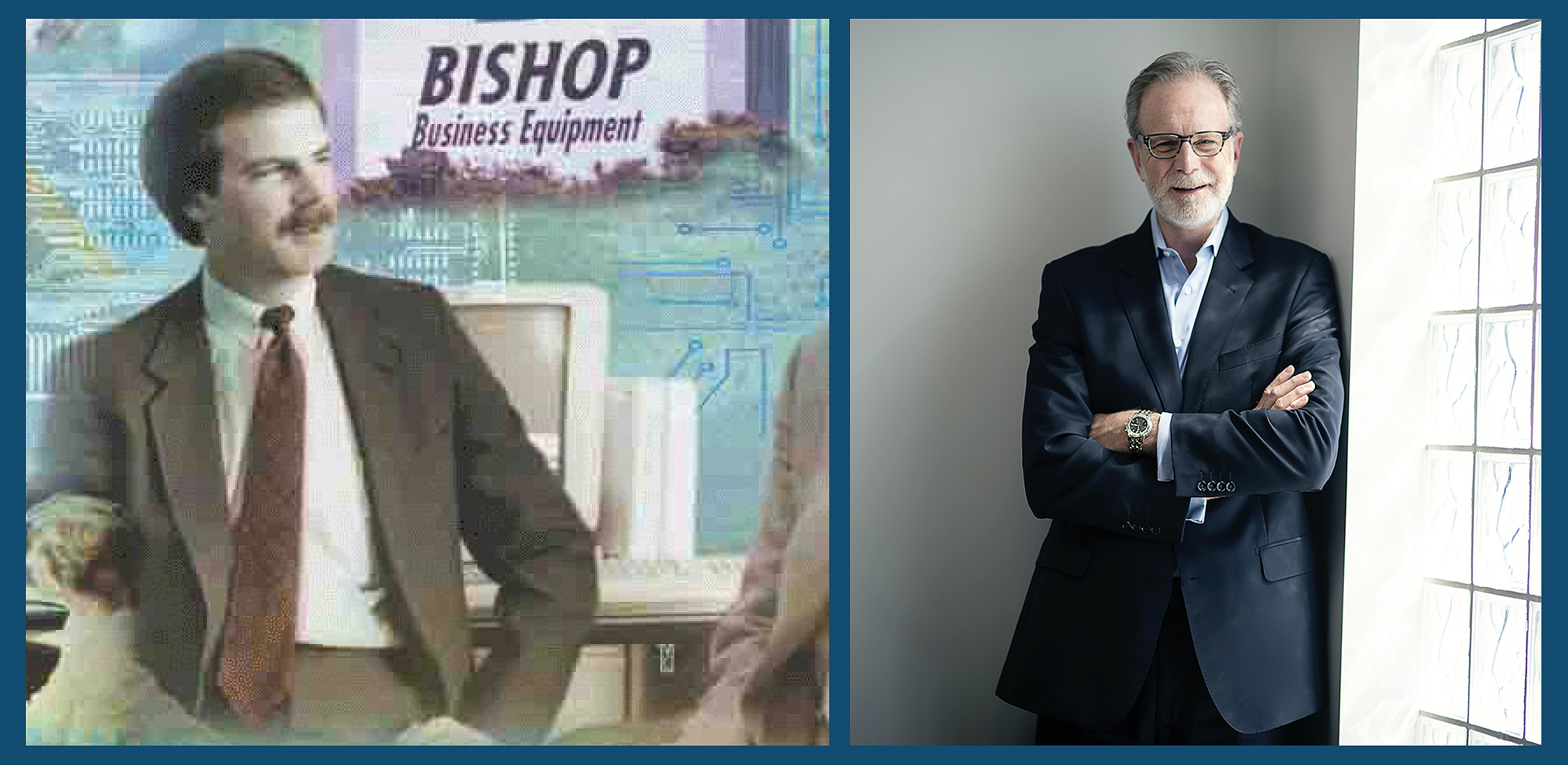 Dave Bishop then and now
