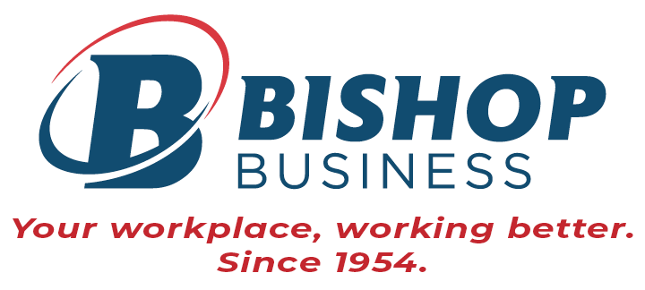 70 Year Bishop Business Logo